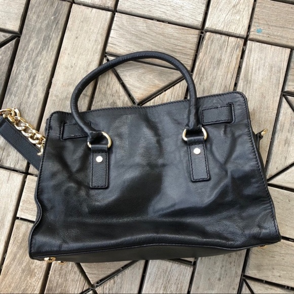 Michael Kors Black Hamilton Medium Bag - Picture 6 of 12
